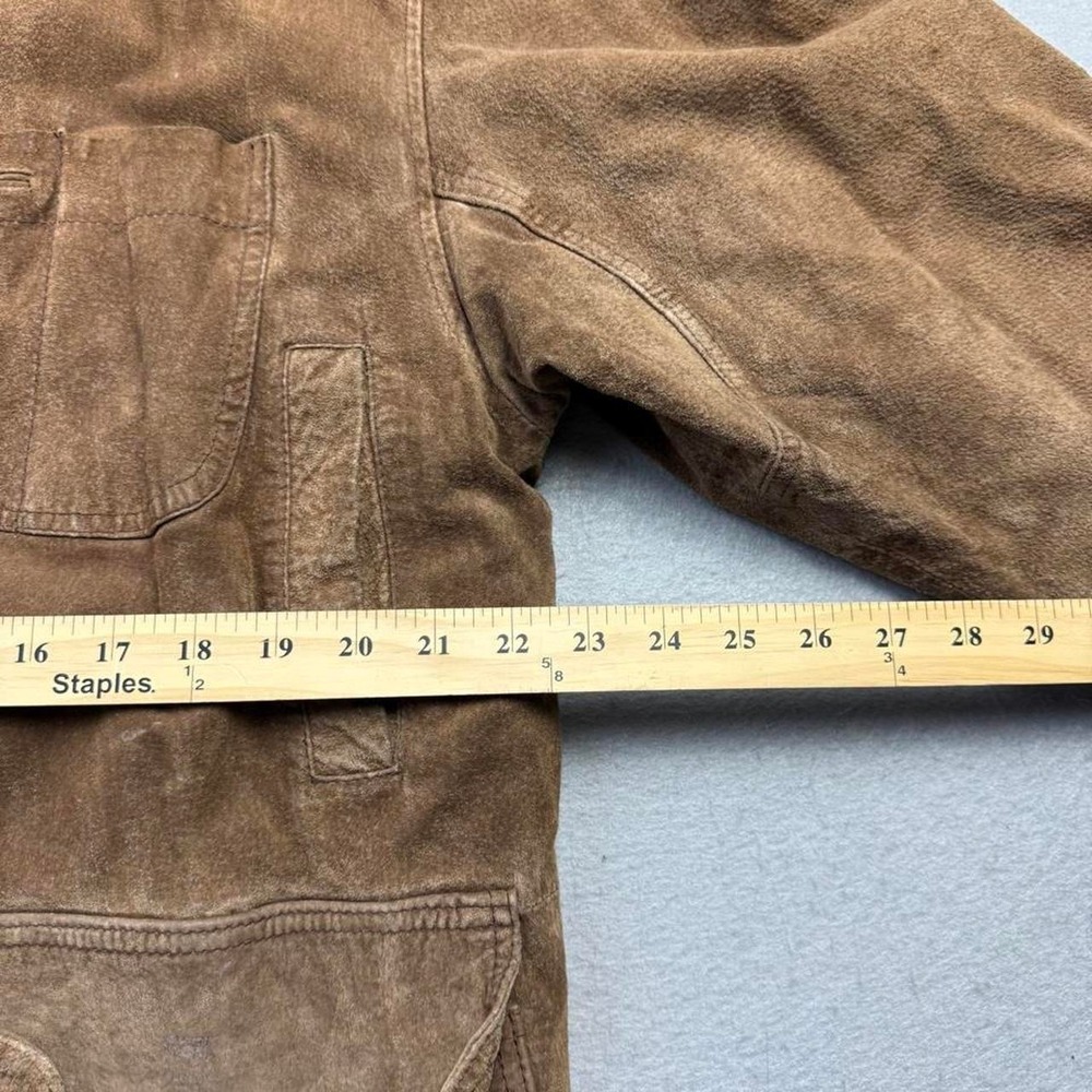 Bass Pro Shops Outdoors Leather Field Jacket Men's Large - Picture 4 of 6